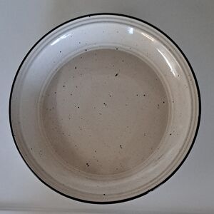 Farmhouse Treasures Speckled Stoneware 11-3/8" Dinner Plate